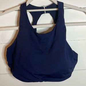 Athleta 32D / DD Navy Bikini Top Underwire